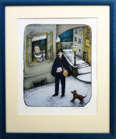 Iva Hüttnerová - Pošťák - grafika 